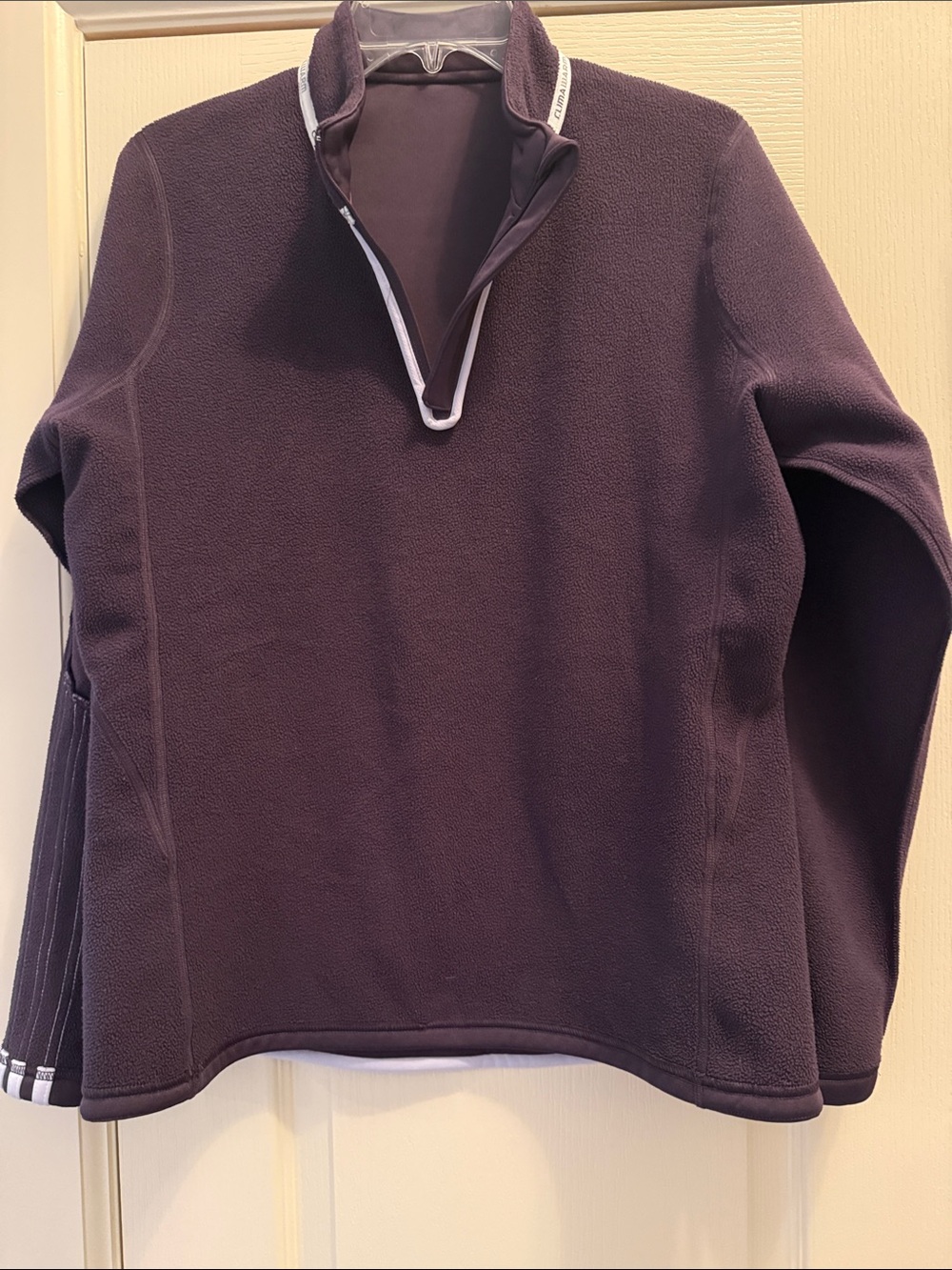 adidas Women’s Plum Quarter-Zip Fleece Pullover